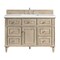 James Martin Vanities 48'' Single Vanity, Whitewashed Oak w/ 3 CM White Zeus Quartz Top 424-V48-WWO-3WZ - alternate 1